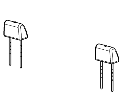 Ford 5L3Z-18611A08-AA Head Rest Assembly