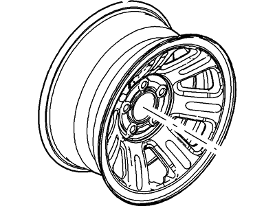 Ford YL5Z-1015-AA Wheel Assembly