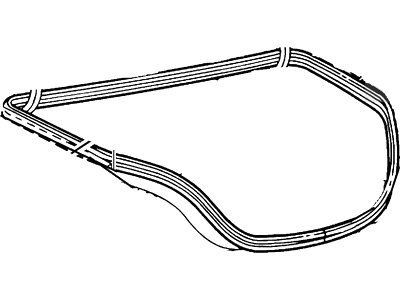 1999 Mercury Grand Marquis Weather Strip - F8AZ-5443720-AA
