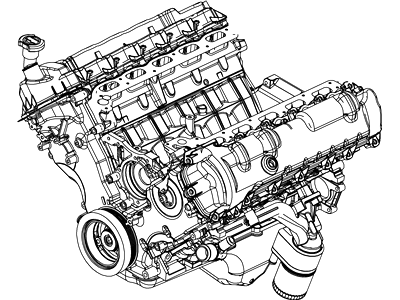 Ford BC3Z-6006-C Service Engine Assembly