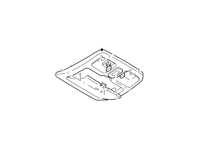 Ford 3L8Z-78519A70-EAA Console Assembly - Overhead