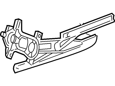 Ford 1L3Z-1627008-AA Regulator - Window - Less Motor