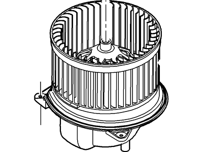 2005 Ford Focus Blower Motor - YS4Z-19805-AB