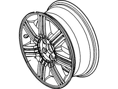 2008 Mercury Sable Spare Wheel - 8G1Z-1007-C