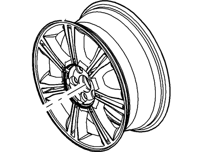 Mercury Sable Spare Wheel - 8T5Z-1007-A