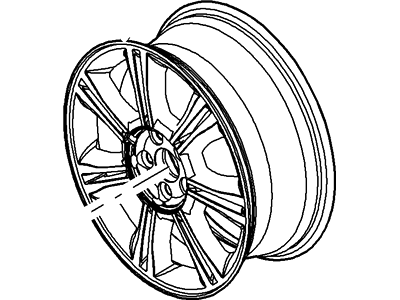 Ford 8T5Z-1007-A Wheel Assembly