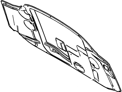 Ford XW4Z-16738-AA Insulator - Hood