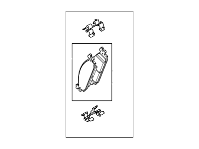 Lincoln MKS Brake Pads - AG1Z-2001-D