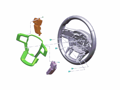 Ford Expedition Steering Wheel - JL1Z-3600-VA