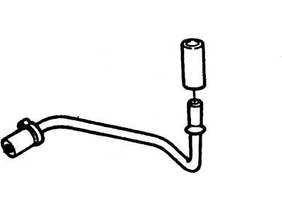 1994 Ford Thunderbird Crankcase Breather Hose - F4SZ6758B