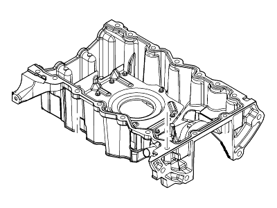 2013 Lincoln MKX Oil Pan - DG1Z-6675-F