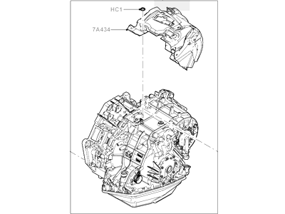 Ford 7G1Z-7000-A Automatic Transmission Assembly