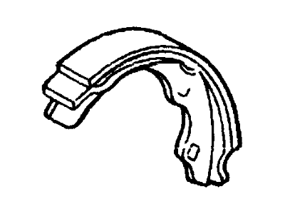 2001 Ford Escort Brake Shoe - F7CZ-2200-AA