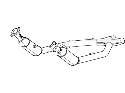 Ford 8R3Z-5F250-D Catalytic Converter Assembly