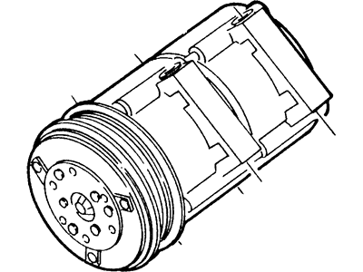 Mercury Cougar A/C Compressor - 5U2Z-19V703-HD