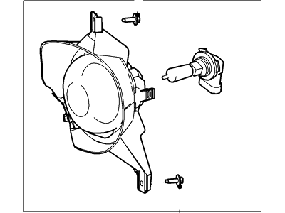 2003 Ford Explorer Sport Trac Fog Light - 4L2Z-15200-CACP