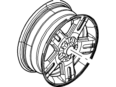 Ford 6M6Z-1007-A Wheel Assembly