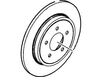 Ford Escape Brake Disc - 5L8Z-2C026-AA