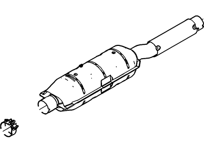 2005 Ford E-450 Super Duty Catalytic Converter - 4C2Z-5E212-HA