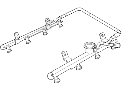 2004 Ford Expedition Fuel Rail - 2L1Z-9F792-EA