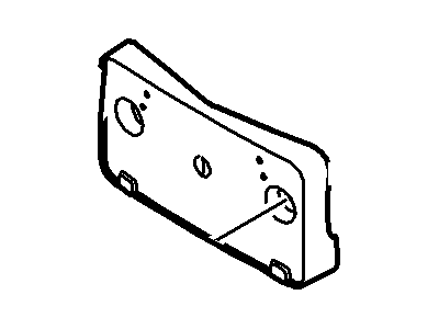 Ford BA1Z-17A385-A Bracket - License Plate