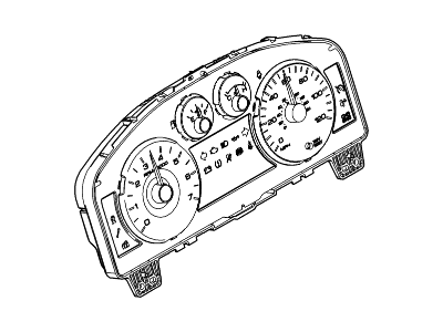 Lincoln Instrument Cluster - 6E5Z-10849-AA