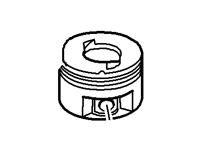 2002 Ford Taurus Piston - 2F1Z-6108-CA