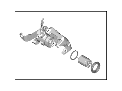 2014 Ford Fiesta Brake Caliper - C1BZ-2552-B