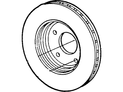 Ford Taurus Brake Disc - FODZ-2C026-A