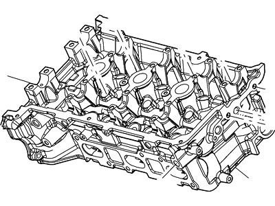 2008 Mercury Mariner Cylinder Head - 6L8Z-6049-B