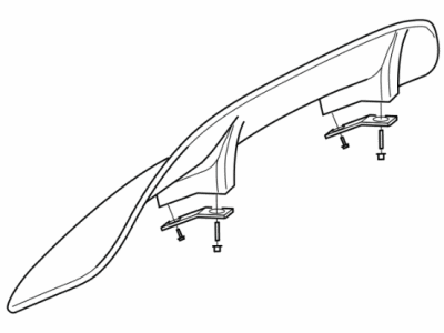 2005 Lincoln Aviator Spoiler - 3C5Z-7844210-AAB