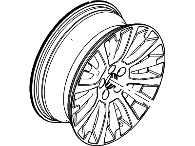 Ford BE9Z-1007-B Wheel Assembly