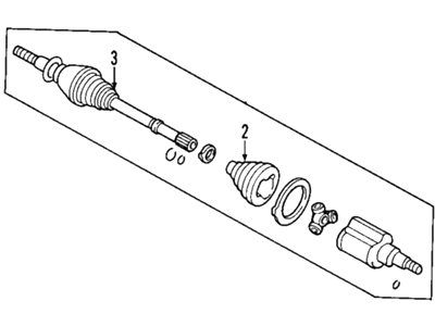 Mercury Mariner CV Boot - YL8Z-3A331-BA