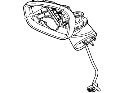 Ford BE8Z-17682-DH Mirror Assembly - Rear View Outer