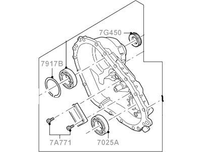 2009 Ford Explorer Transfer Case - 7L2Z-7005-B