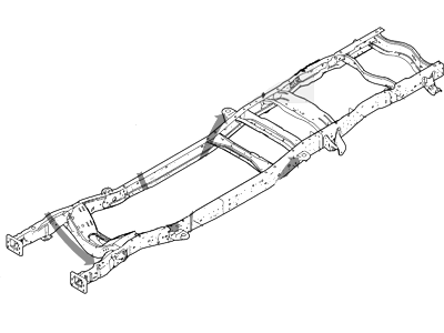 2007 Ford F-550 Super Duty Axle Beam - 5C3Z-5005-G