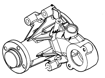 Ford BR3Z-8501-C Pump Assembly - Water