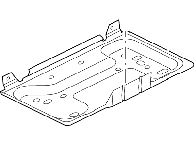 2005 Ford F53 Stripped Chassis Battery Tray - F4TZ-10732-C