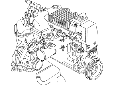 Ford E7FZ18B402B Tube Heater Water