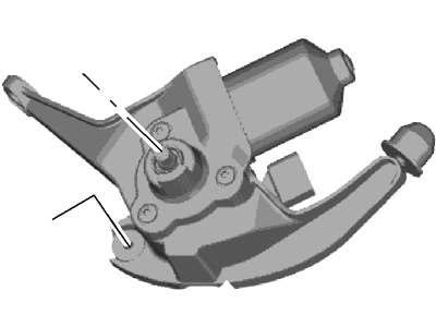 Ford DT1Z-17508-D Motor Assembly - Wiper