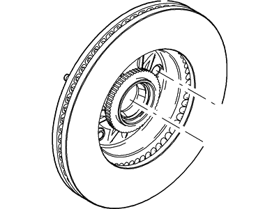 Ford 4U2Z-1V102-B Hub And Disc Assembly