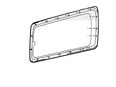 Ford YC3Z-7829710-AA Glass - Quarter Window