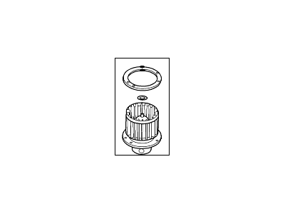 Ford YL8Z-19805-DA Motor - Cooling Blower