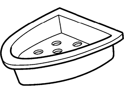 Ford 1L3Z-16115A00-AAA Compartment Assembly - Rear Stowage