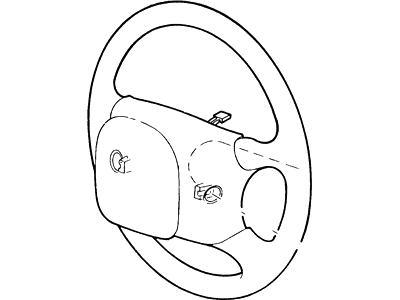 1998 Ford Taurus Steering Wheel - F8DZ3600AAS