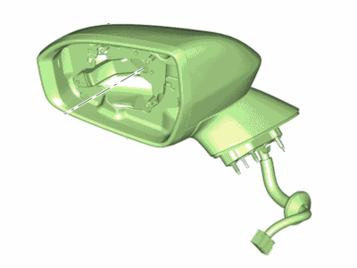 Lincoln Nautilus Car Mirror - FA1Z-17683-BCPTM