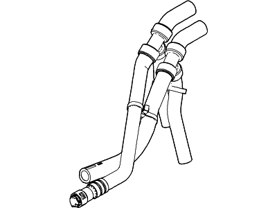 Ford BB5Z-18472-G Hose - Heater Water