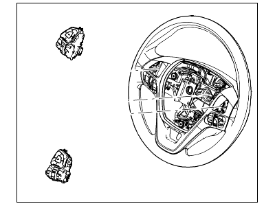 Ford Taurus Steering Wheel - BB5Z-3600-BC