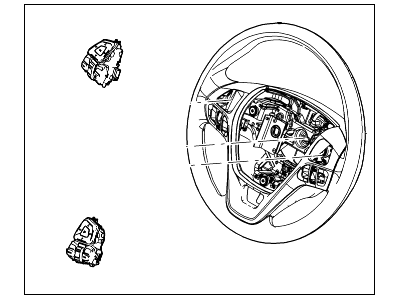 Ford DB5Z-3600-EA Steering Wheel Assembly