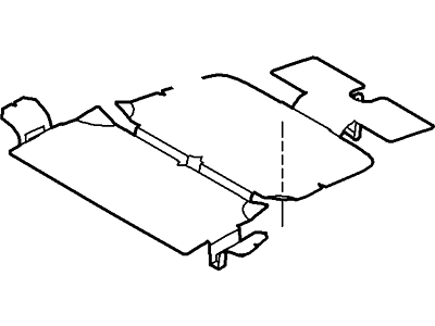 Ford EB5Z-14D696-B Heating Element Assembly